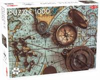 Tactic legpuzzel Vintage Sea Map 67 x 48 cm karton 1000 stukjes