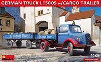 Mini Art German Truck L1500S w/ Cargo Trailer