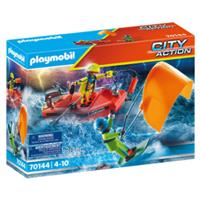 PLAYMOBIL City Action - Redding op zee: kitesurfersredding met boot 70144