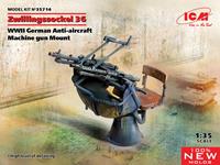 ICM Zwillingssockel 36 - WWII German Anti-aircraft Machihe gun Mount