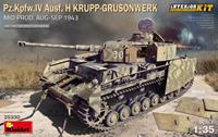 Mini Art Pz.Kpfw.IV Ausf. H Krupp-Grusonwerk. Mid Prod. (Aug-Sep 1943) - Interior Kit