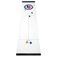 Kikkerland Speelbord Curling 120 X 28 Cm Polypropyleen Wit