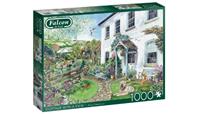 Jumbo 11326 - Falcon, Fiona Osbaldstone, Cottage with a View, Puzzle, 1000 Teile