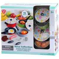 Playgo Kochgeschirr Spielküche, 15 Teile  Kleinkinder