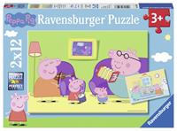 Ravensburger 2 Puzzles - Peppa Pig 12 Teile Puzzle Ravensburger-07596