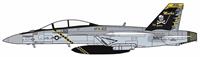 Hasegawa FA-18F Super Hornet, VFA 103, Jolly Rogers, 75th anniversary