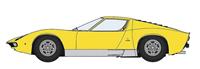 Hasegawa Lamborghini Miura P400 SV, detail version, yellow body