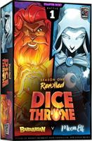 Roxley Games Dice Throne S1 ReRolled - Barbarian vs Moon Elf