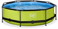 EXIT Lime Pool ø300x76cm mit Filterpumpe - grün