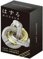 Huzzle puzzel Cast Cyclone junior zink zilver/goud 4 delig