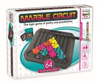 Ah!Ha Games logica spel Marble Circuit junior zwart 20 delig