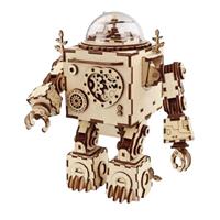 Robotime Muziekdoos Orpheus Steampunk 15 Cm Hout 221-delig
