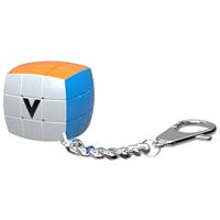V-Cube Sleutelhanger Pillow 3,5 X 3,5 Cm Oranje/blauw