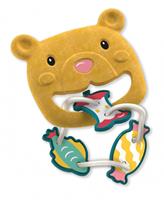 SES Creative grijpspeelgoed Yummy Bear junior geel