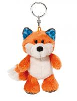 Nici sleutelhanger Fox Finolin junior 10 cm pluche oranje