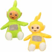 Teletubbies Set van 2x pluche  speelgoed knuffels Dipsy en Laa-Laa cm -