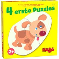 HABA Sales GmbH & Co. KG 4 erste Puzzles, Tierkinder (Kinderpuzzle)