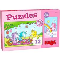 HABA Sales GmbH & Co. KG Puzzles Einhorn Glitzerglück, Rosalie & Friends (Kinderpuzzle)