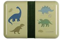 A Little Lovely Company broodtrommel Dinosaurus 18 cm groen