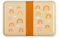 A Little Lovely Company broodtrommel Rainbows 18 cm oranje