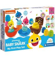 Clementoni Spielbausteine »Soft Clemmy - Baby Shark Spiel-Set«, (14 St)
