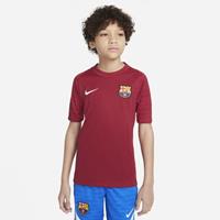 Nike FC Barcelona Strike  voetbaltop met Dri-FIT en korte mouwen voor kids - Rood