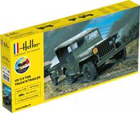 Heller US 1/4 Ton Truck and Trailer - Starter Kit