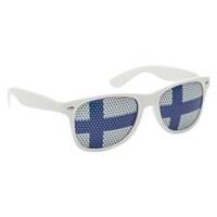 Merchandise Finland Zonnebril - Wit/Blauw