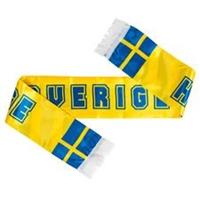 Merchandise Zweden Satin Sjaal - Geel/Blauw