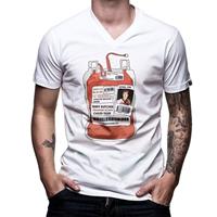 Sportus.nl COPA Football - Butcher Blood Bag V-Neck T-Shirt - White