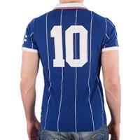 Sportus.nl Carre Magique - Frankrijk Legende Polo Shirt n°10 - Blauw