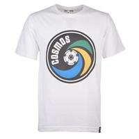 Sportus.nl TOFFS - New York Cosmos Vintage Logo T-Shirt - Wit