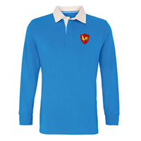 Sportus.nl Rugby Vintage - Frankrijk Retro Rugby Shirt 1980's - Blauw