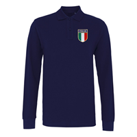 Sportus.nl Rugby Vintage - Italië Retro Rugby Shirt 1960's - Navy