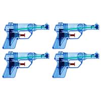 6x Waterpistool/waterpistolen blauw 13 cm -