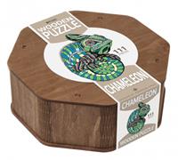 Art Bizniz legpuzzel kameleon 37 x 28 cm hout groen 111 delig