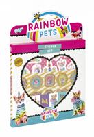 Totum stickervellen Rainbow Pets junior papier 3 stuks