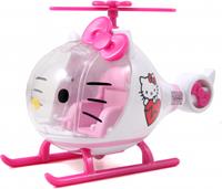 Dickie Toys helikopter Hello Kitty meisjes 17,5 cm wit/roze 4 delig