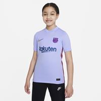 Nike FC Barcelona 2021/22 Stadium Uit  voetbalshirt met Dri-FIT voor kids - Paars