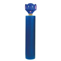 1x Donkerblauw olifanten waterpistool/waterpistolen van foam 26,5 cm met bereik van 6 meter -
