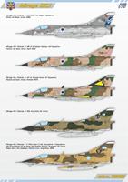 Modelsvit Mirage IIICJ (Shahak) fighter ( 5 camo schemes)