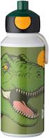 Mepal drinkfles Dino junior 400 ml ABS groen/wit