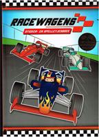Rebo Productions stickerboek Racewagens junior papier 25 delig