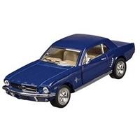 Goki Modelauto Ford Mustang 1964 blauw 13 cm -