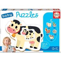 Carletto Deutschland / Educa Puzzle Carletto 9217574 - Educa, baby, Bauernhof-Tiere, Puzzle, 2x2/2x3/1x4 Teile
