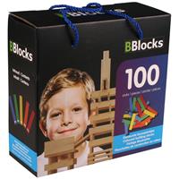 Bblocks - 100 Stuks In Doos Gekleurd - Blokken Bblocks