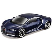 Modelauto Bugatti Chiron 1:43 Donkerblauw - Speelgoed Auto Schaalmodel