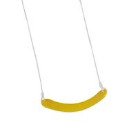 Gele Flexibele Schommel / Kinderschommel Zitje - 67 Cm - Buitenspeelgoed - Schommelen