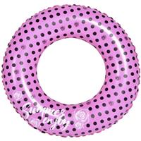 Opblaasbare Zwembad Band/ring Roze Met Stippen 90 Cm - Zwembanden/zwemringen Speelgoed