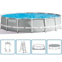 Intex Prism Frame Swimmingpool-Set Rund 457 x 107 cm 26724GN